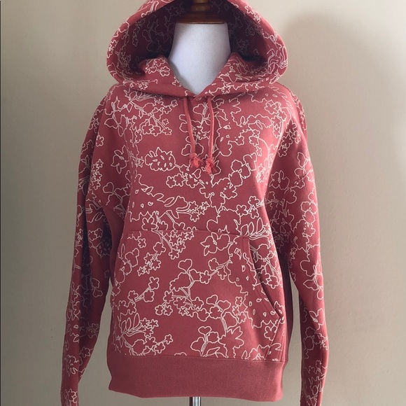 New Champion reverse weave floral print hoodie rare - Picture 3 of 9